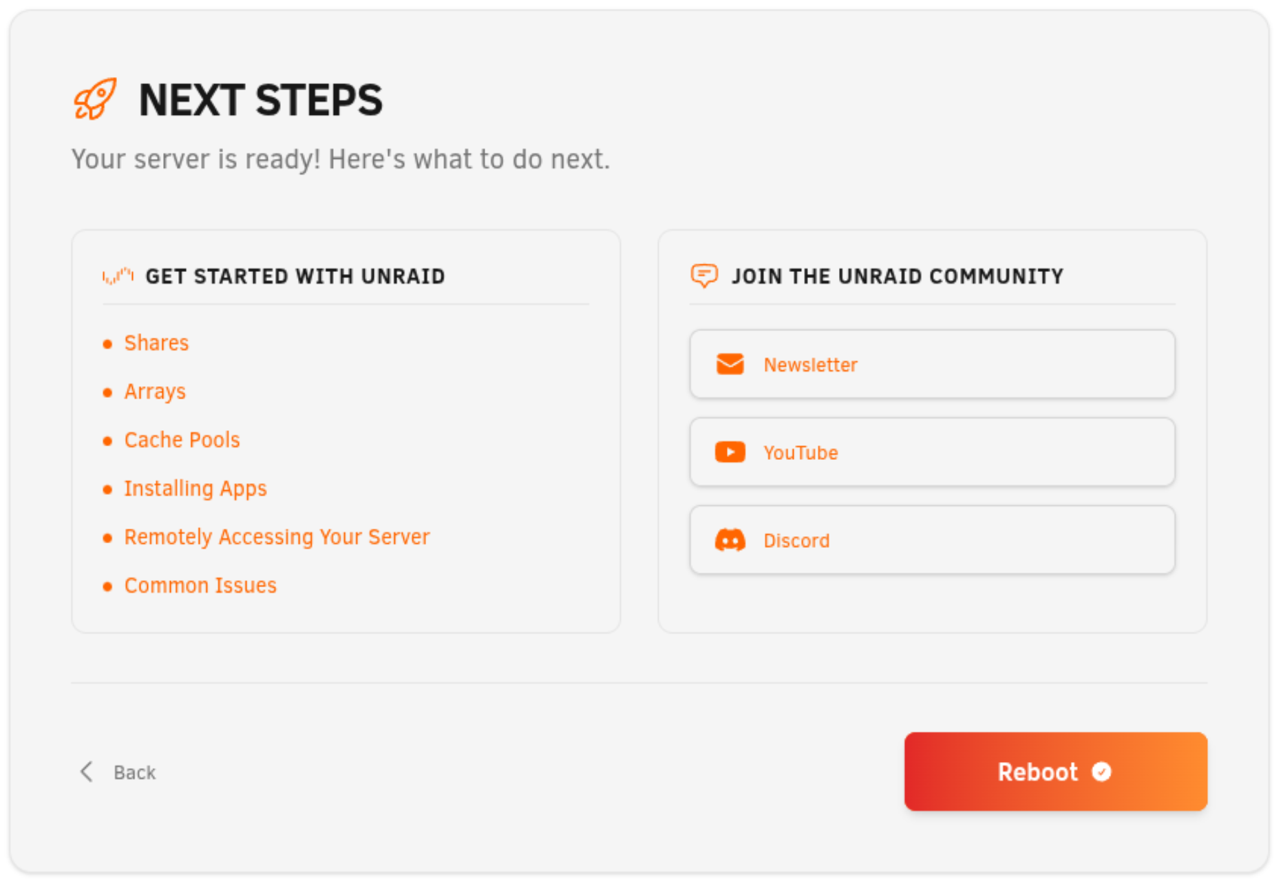 Schritt 6: Nächste Schritte